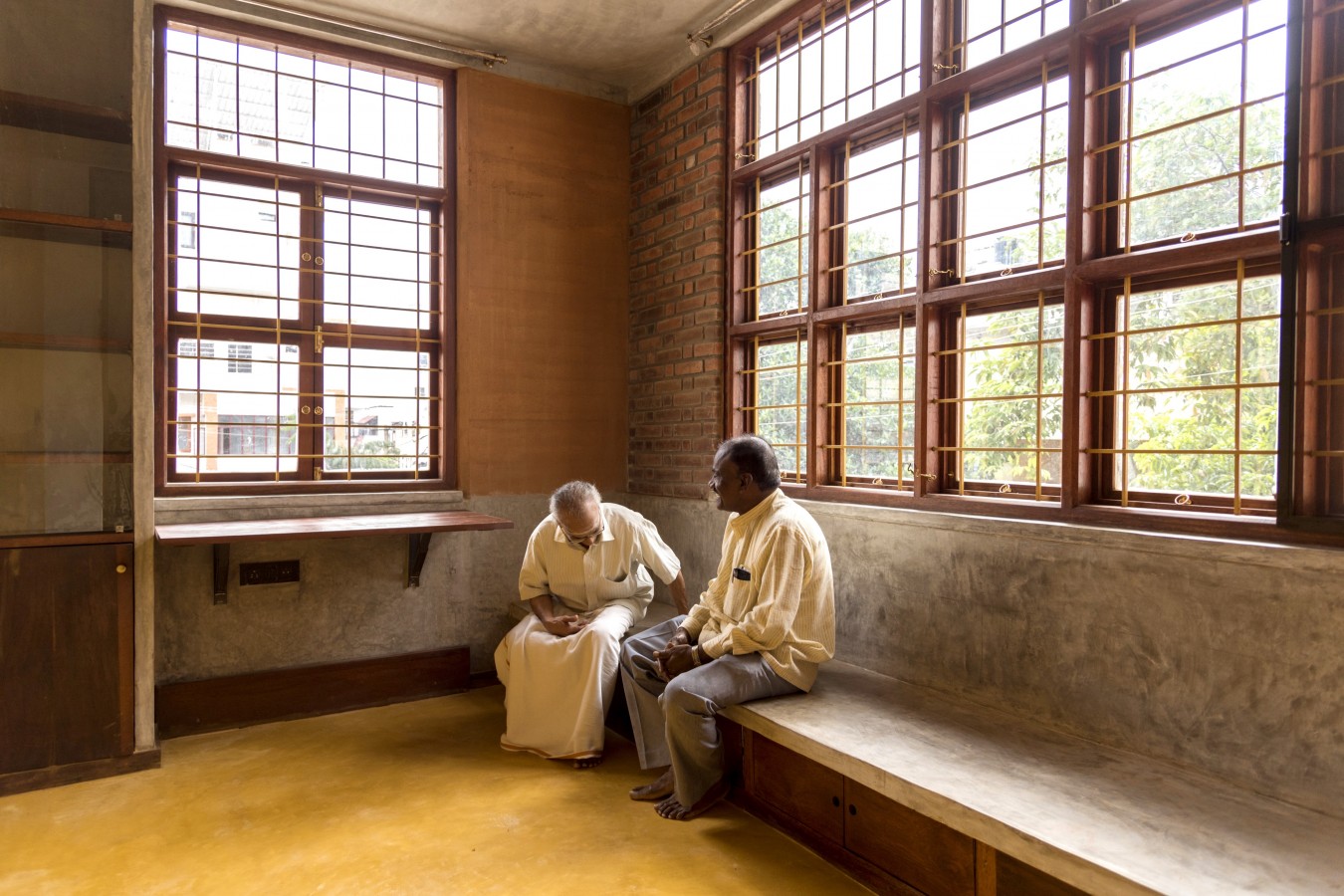 A view of the study / family room